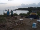 Campsite at Flamenco Point-John and Michael